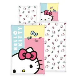 Hello Kitty Bettwäsche Hello Kitty Bow 135 x 200 cm / 80 x 80 cm
