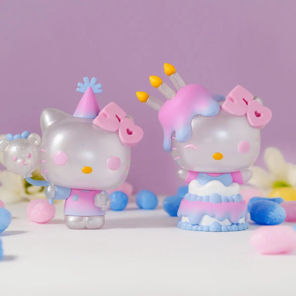 Hello Kitty Funko Pop Figur mit Kuchen 50th Anniversary