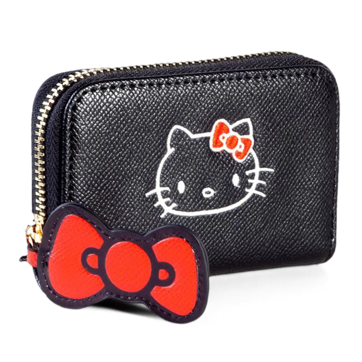 Hello Kitty - Logo Kleingeldbörse schwarz