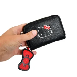 Hello Kitty - Logo Kleingeldbörse schwarz