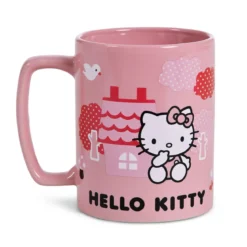 Hello Kitty Tasse mit Plüschüberzug