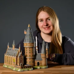 Hogwarts Große Halle mit Hauptturm Miniatur Replik mit Beleuchtung - Harry Potter