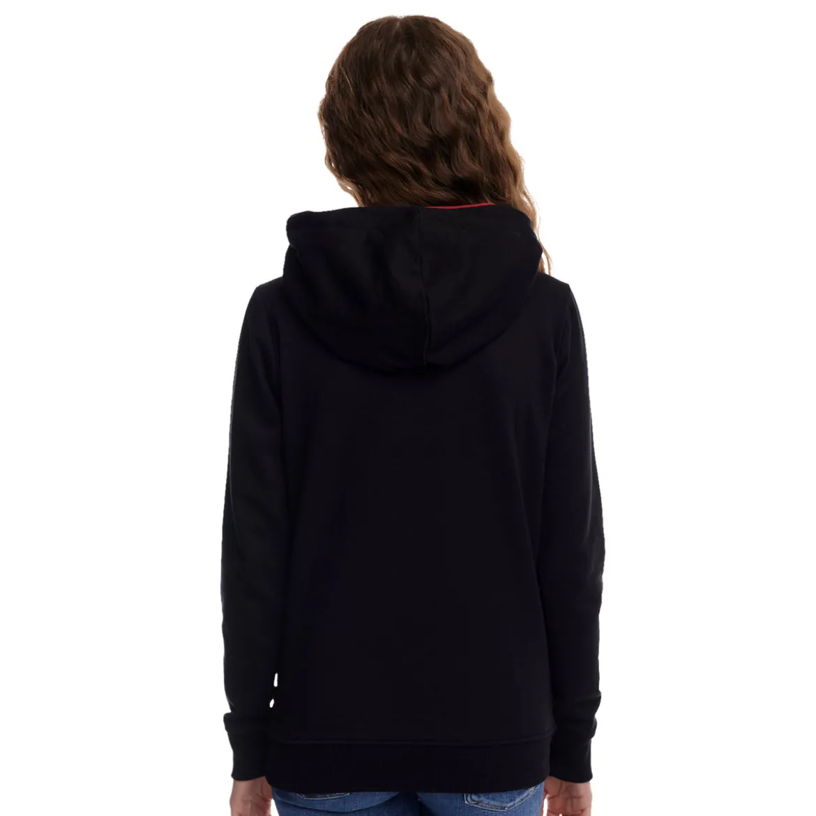 Hogwarts Hoodie mit Schalkragen schwarz - Harry Potter