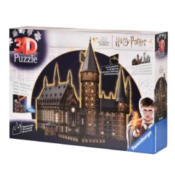 Hogwarts Schloss Die Große Halle 3D Puzzle mit Beleuchtung - Harry Potter