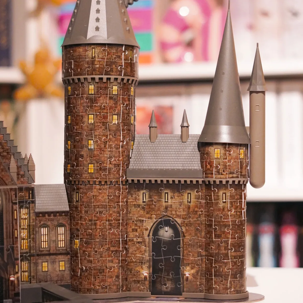 Hogwarts Schloss Die Große Halle 3D Puzzle mit Beleuchtung - Harry Potter