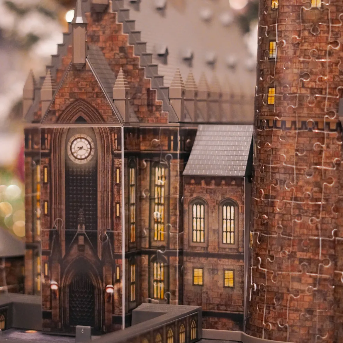 Hogwarts Schloss Die Große Halle 3D Puzzle mit Beleuchtung - Harry Potter