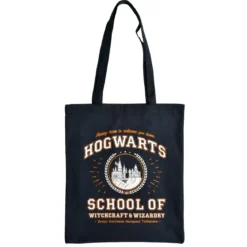 Hogwarts School Jutebeutel blau - Harry Potter