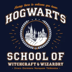 Hogwarts School T-Shirt blau - Harry Potter