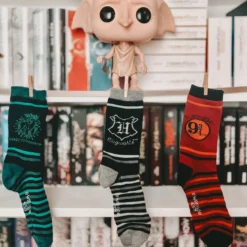 Hogwarts Socken 3er Set in Geschenkbox - Harry Potter