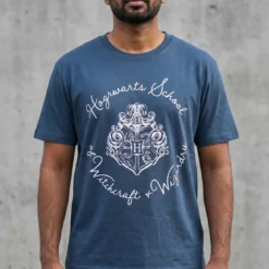Hogwarts Wappen T-Shirt blau - Harry Potter