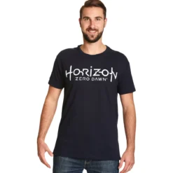 Horizon Zero Dawn - Logo T-Shirt blau