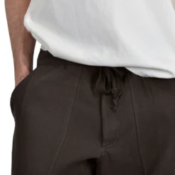 Hose Bertram Herren mit Unterbeinschnürung braun