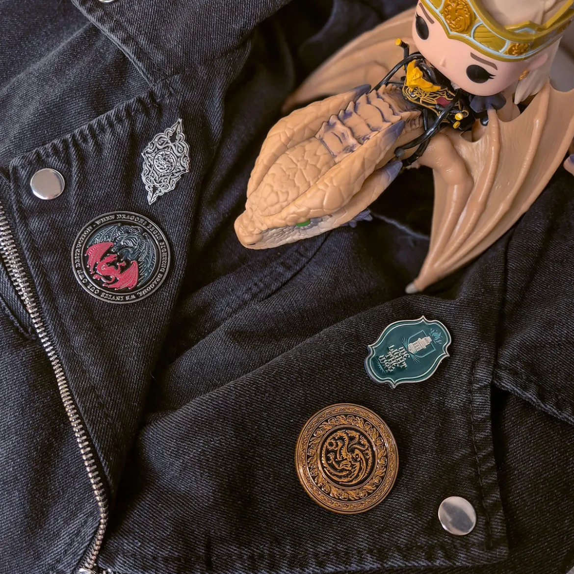 House of Dragon - Symbols Pins 4er Set