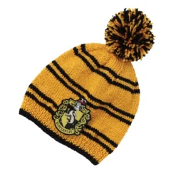 Hufflepuff Bommelmütze Strick-Set - Harry Potter