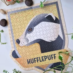 Hufflepuff Wappentier Puzzle in Zaubertrank-Flasche - Harry Potter