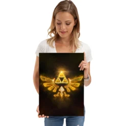 Hyrule Logo Metall Poster für Zelda Fans