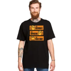 Impostor From Life To Death T-Shirt für Among Us Fans schwarz