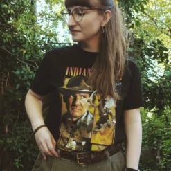 Indiana Jones - Homage T-Shirt schwarz