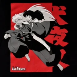 Inu Yasha - Inu Yasha & Kagome T-Shirt schwarz