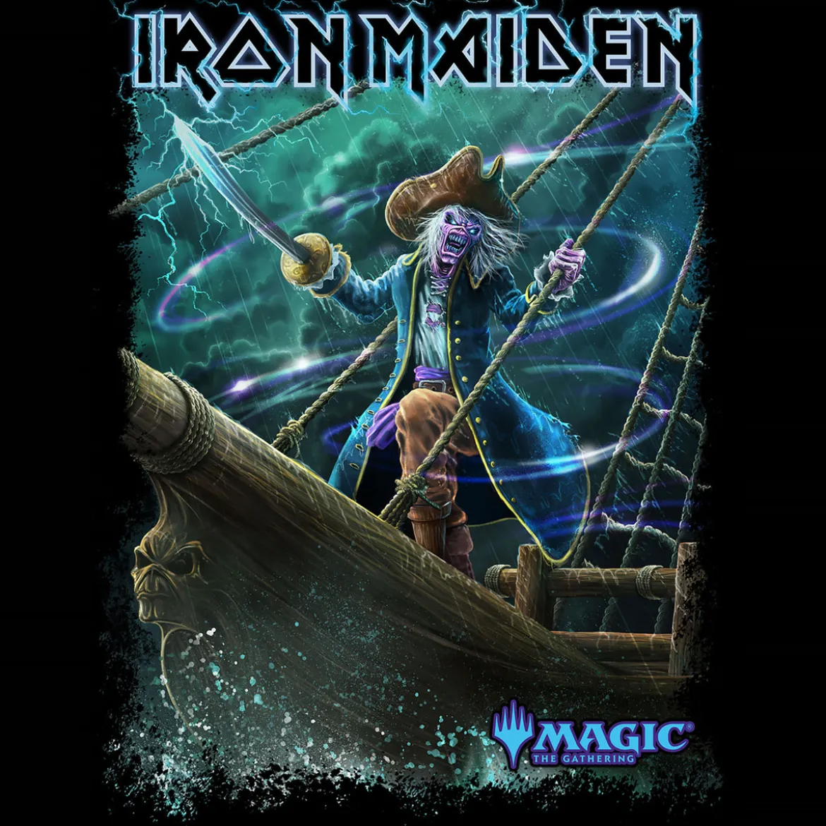 Iron Maiden - Magic Captain N´Ghathrod Hoodie schwarz