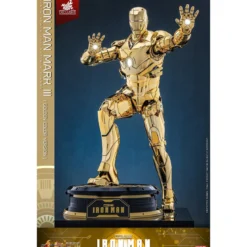 Iron Man - Iron Mark III Masterpiece Actionfigur 1:6 Gold Color Version Exklusiv
