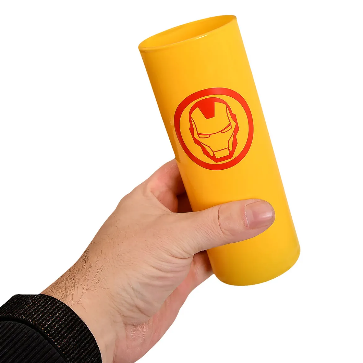 Iron Man - Logo Glas gelb