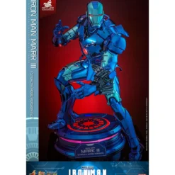 Iron Man Movie Masterpiece Diecast Actionfigur 1/6 Iron Man Mark III (Stealth Mode Ver.) 2.0 Hot Toys Exclusive 33 cm
