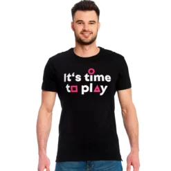 It’s Time to Play T-Shirt für Squid Game Fans schwarz