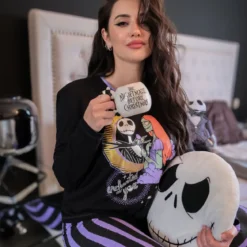 Jack und Sally Pyjama - Nightmare Before Christmas