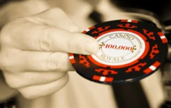 James Bond - Casino Royale Poker Chip Untersetzer 4er Set