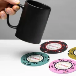 James Bond - Casino Royale Poker Chip Untersetzer 4er Set