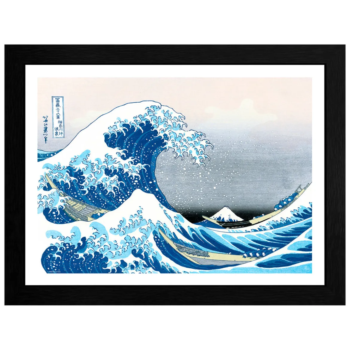 Japanese Wandbild - The Great Wave off Kanagawa