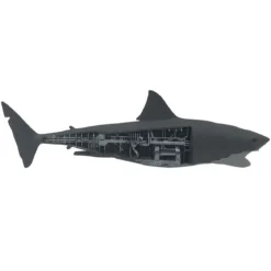 Jaws Prop Replik 1/1 Mechanical Bruce Shark 13 cm
