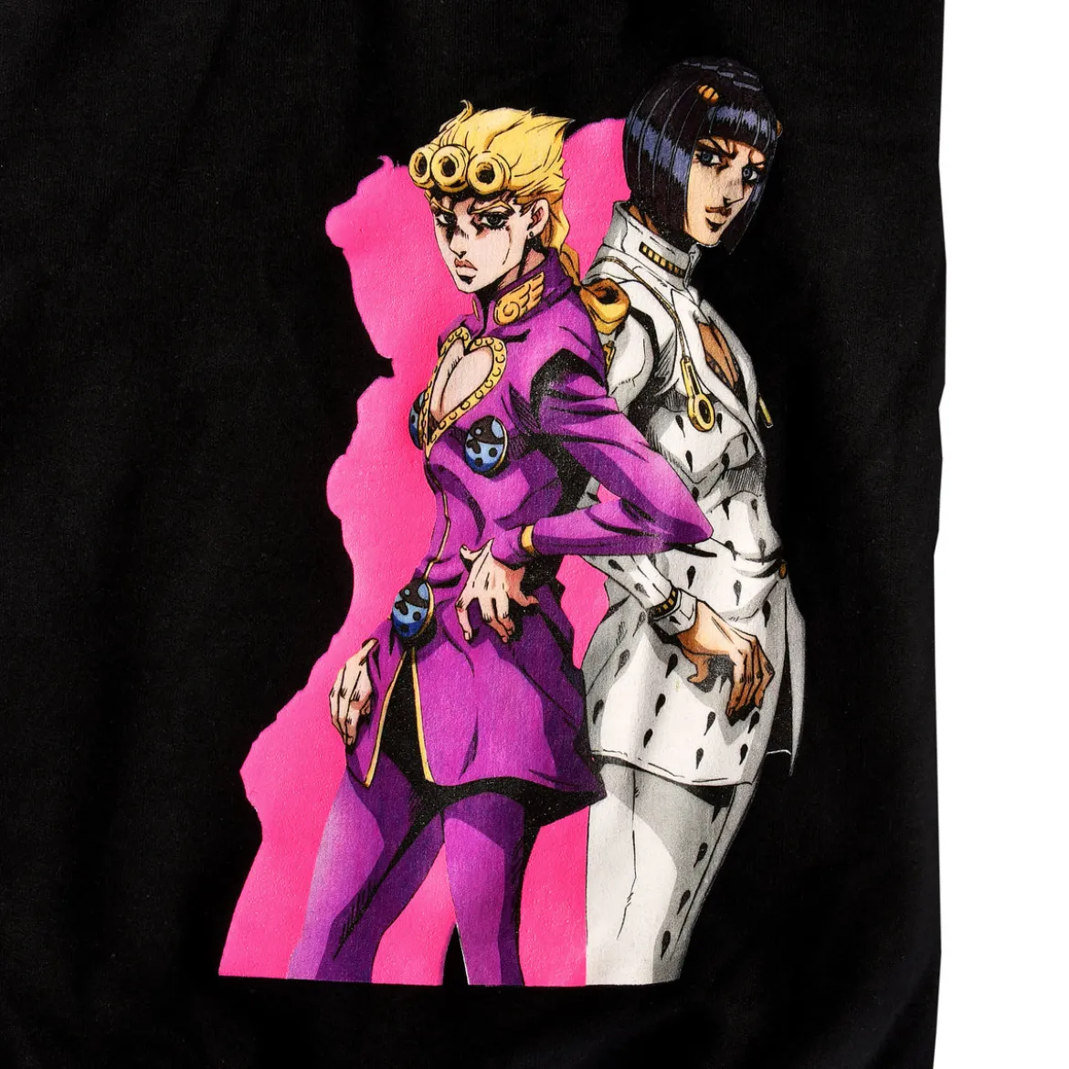 JoJo's Bizarre Adventure - Giorno und Bruno Hoodie schwarz