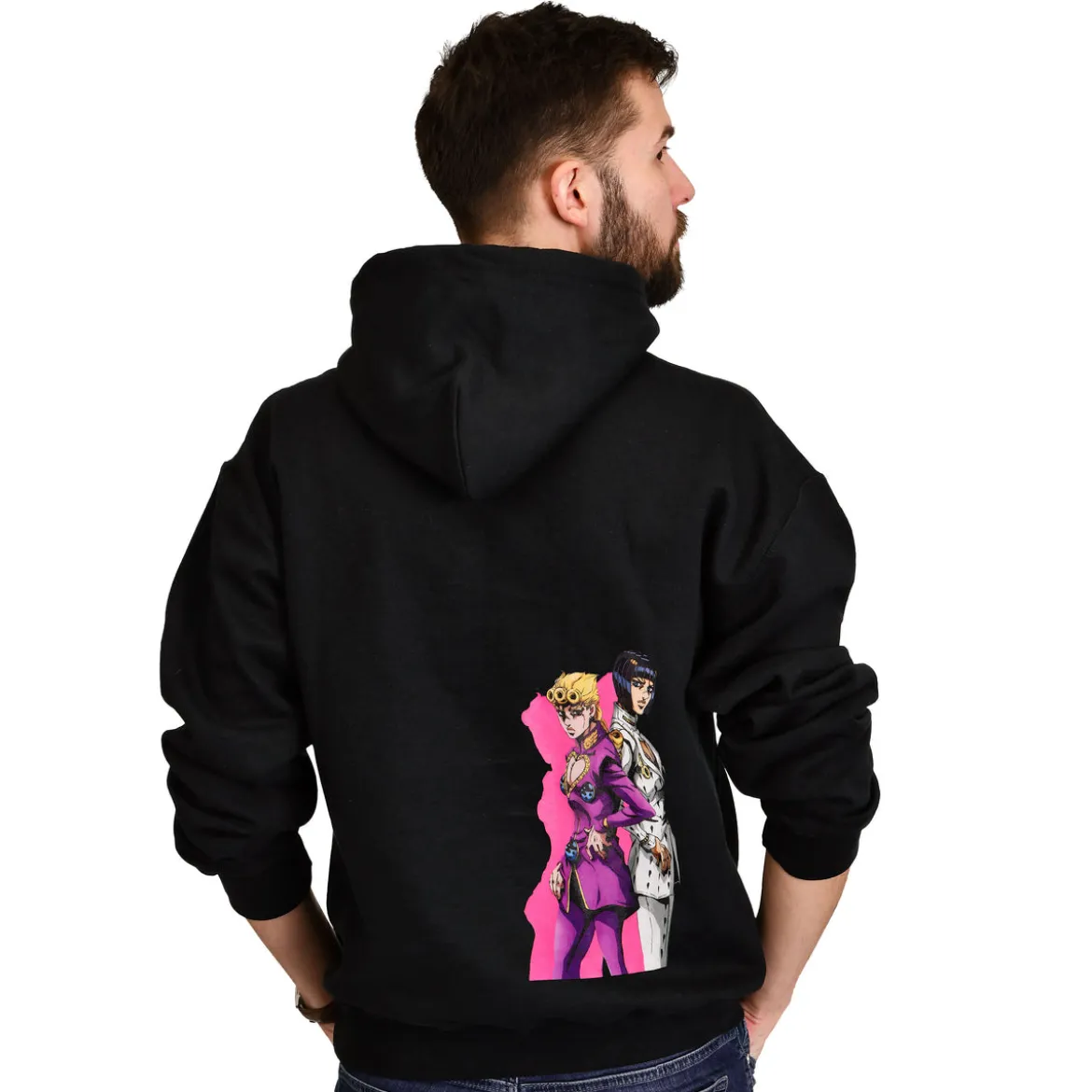 JoJo's Bizarre Adventure - Giorno und Bruno Hoodie schwarz