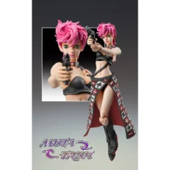 JoJo's Bizarre Adventure Part 5 Super Action Actionfigur Trish Una Black Ver. 15 cm