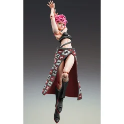 JoJo's Bizarre Adventure Part 5 Super Action Actionfigur Trish Una Black Ver. 15 cm
