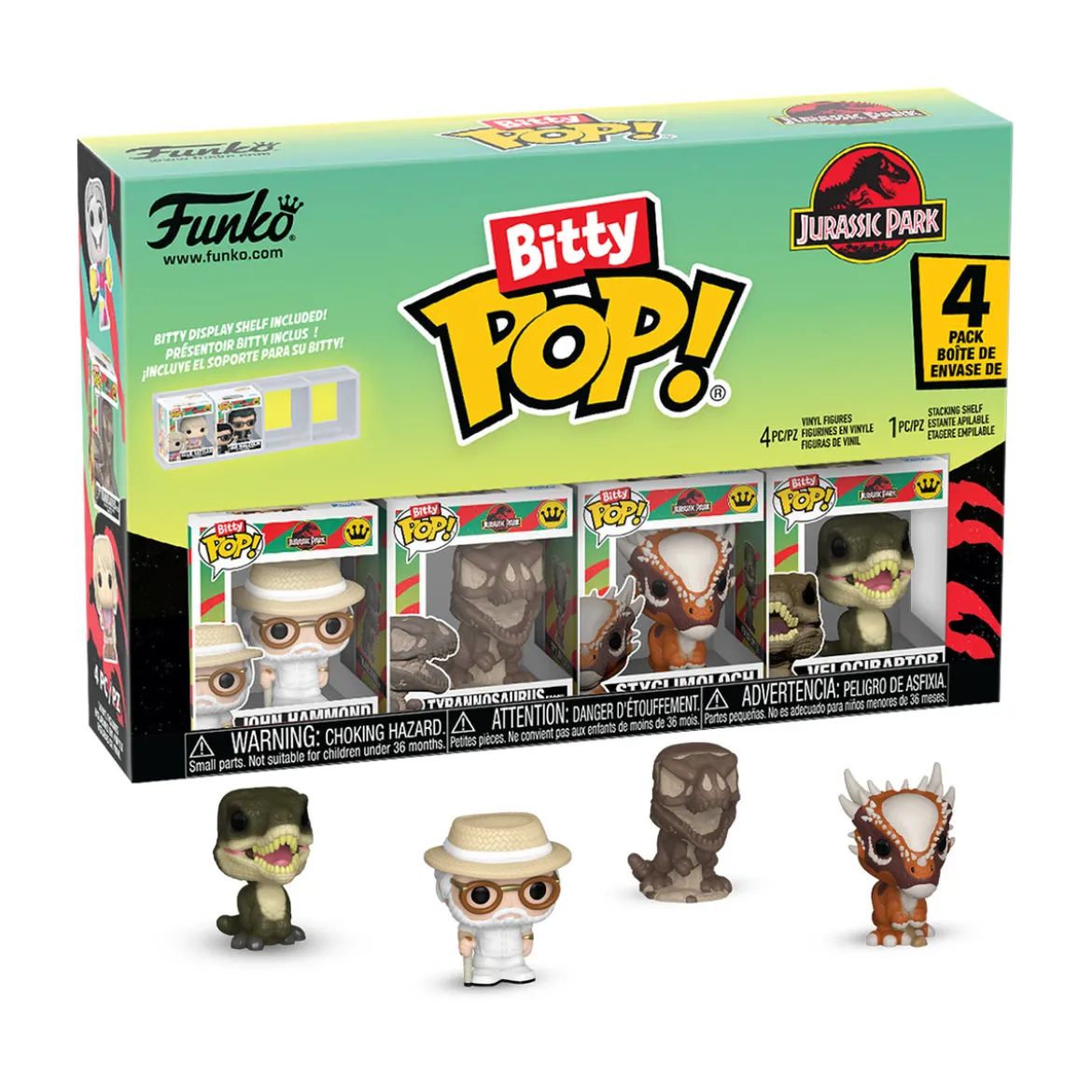 Jurassic Park - Funko Bitty Pop Figuren Set Series 2