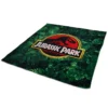 Jurassic Park - Jungle Logo Flauschdecke