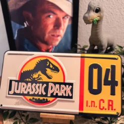 Jurassic Park - Logo 04 Nummernschild Replik