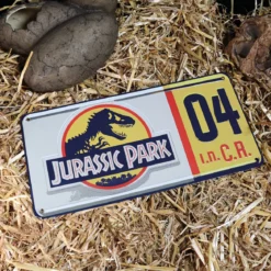 Jurassic Park - Logo 04 Nummernschild Replik