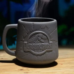 Jurassic Park - Logo Tasse grau
