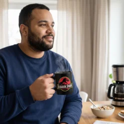 Jurassic Park - Logo Tasse schwarz
