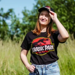 Jurassic Park - Logo T-Shirt schwarz