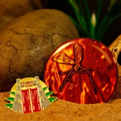 Jurassic Park - Medaillon und Pin Geschenkbox limitiert