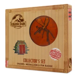 Jurassic Park - Medaillon und Pin Geschenkbox limitiert