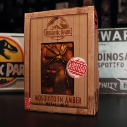Jurassic Park - Moskito in Amber Metallbarren Replik limitiert