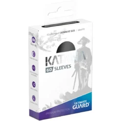 Katana Kartenhüllen schwarz 60er Set Ultimate Guard für TCG japanische Größe