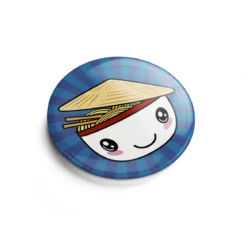 Kawaii Ramen Button für Anime Fans