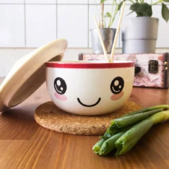Kawaii Schale mit Deckel für Anime Fans